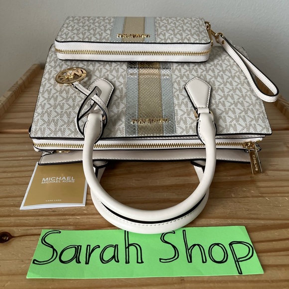 🌼Michael Kors Sheila Medium Corner Zip Satchel Set - Picture 6 of 16